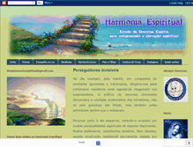Tablet Screenshot of harmoniaespiritual.com.br